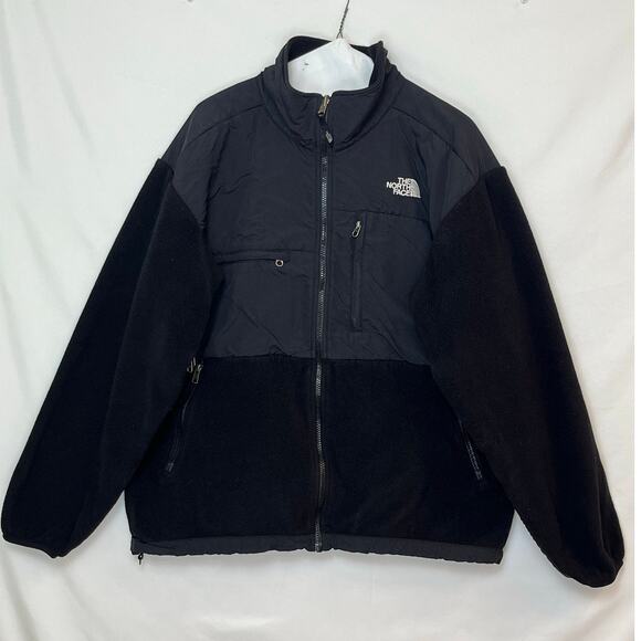 The North Face Men’s Large Black Sherpa-Lined Full Zip Jacket – Cozy Outdoor - Picture 1 of 7